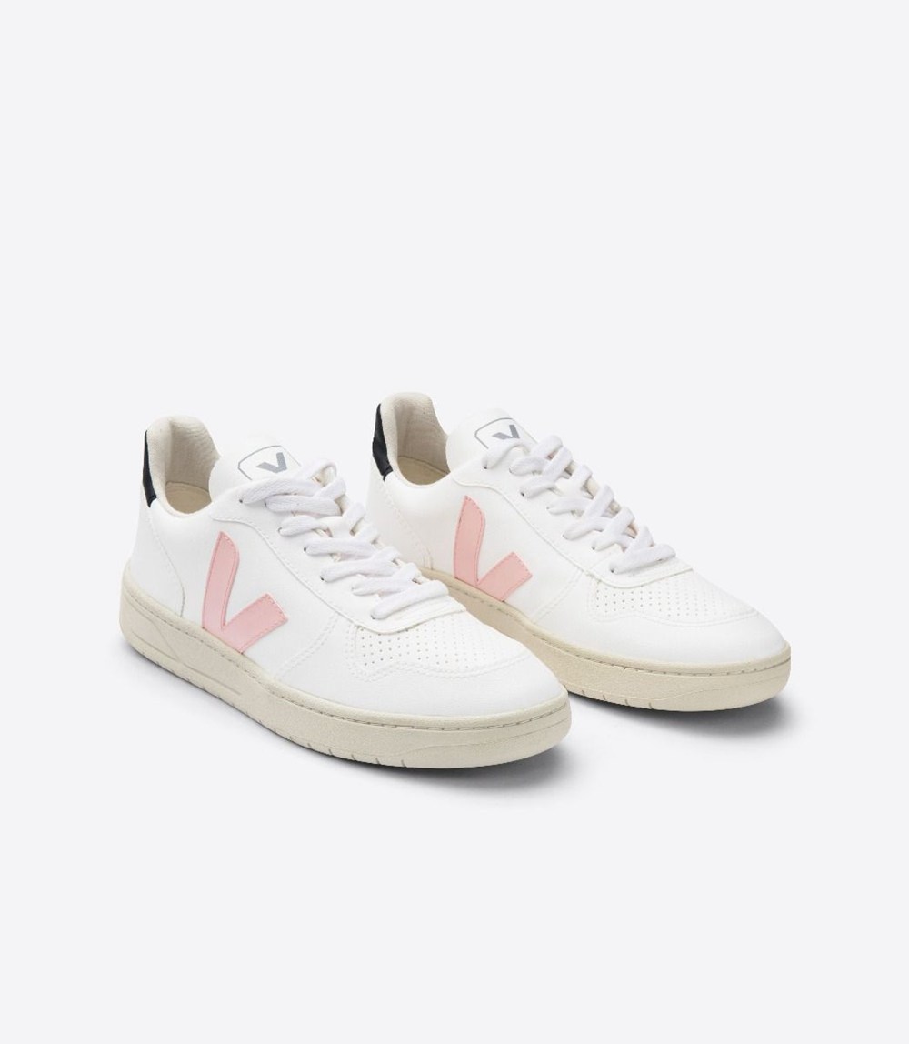 Veja Trainers Womens White - V-10 Cwl - QSWO-46832